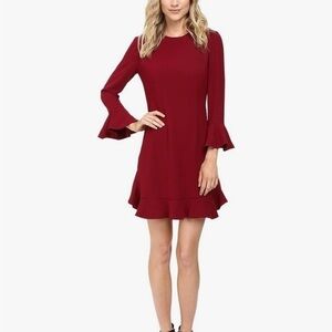 JILL JILLSTUART BELL SLEEVE CURRANT COCKTAIL DRESS 2